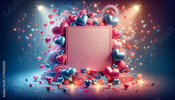 Fototapeta a couple love gifts event romantic mother day romance happy holiday valentine card heart romantic mother's gift wedding February valentine's loving weddings anniversary June married party beautiful