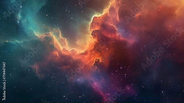 Obraz space galaxy nebula background