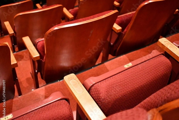 Obraz Restored classical theater seating.