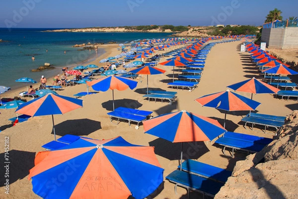 Obraz Coral Bay Beach. Cyprus. Paphos.