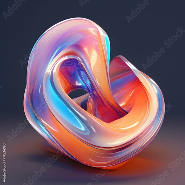 Obraz 3d Abstract Shape.