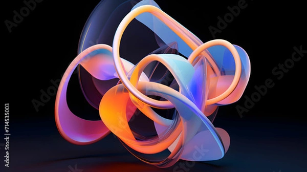 Obraz 3d Abstract Shape.