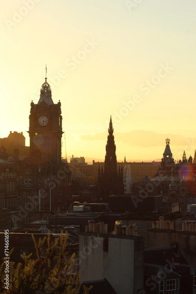 Obraz Tramonto Edimburgo