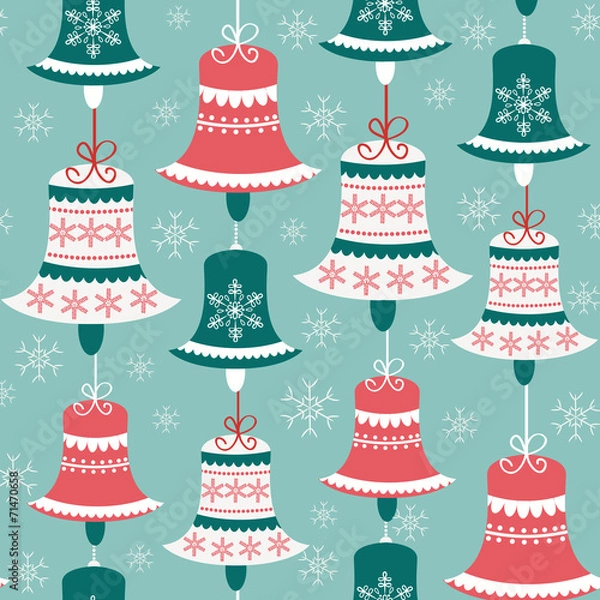 Obraz Christmass seamless pattern