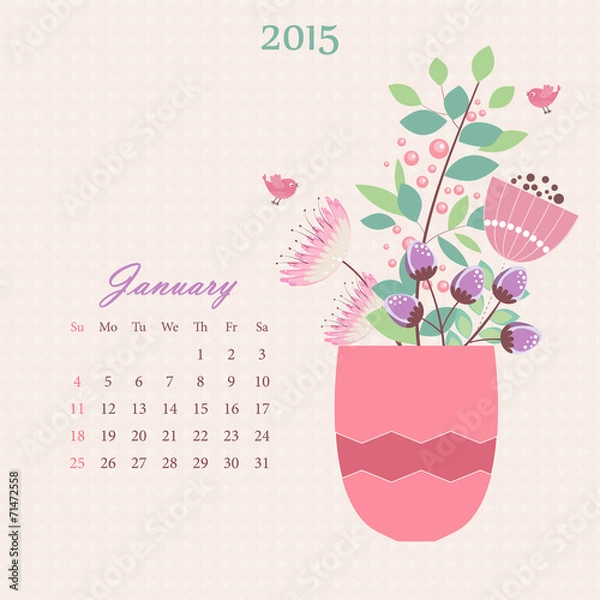 Fototapeta January 2015