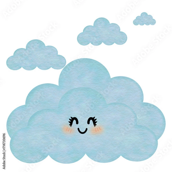 Obraz blue cloud