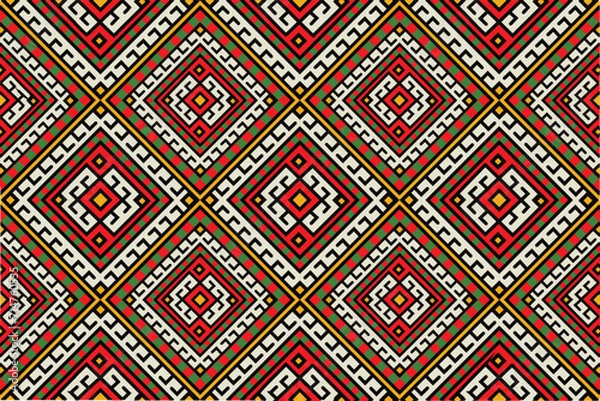 Obraz Основные RGBVector colorful geometric ethnic illutration