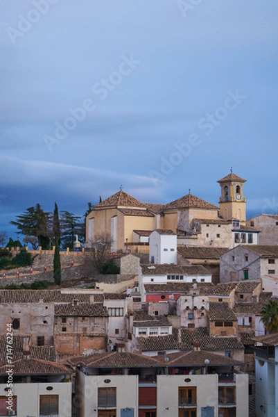 Obraz panoramic of the town of Cehegin in Murcia, Spain.