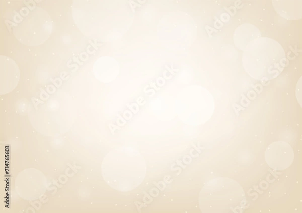 Fototapeta Golden Luxury Bokeh Background. Background for Invitation, Wedding or Anniversary. Vector Illustration on White Background. 