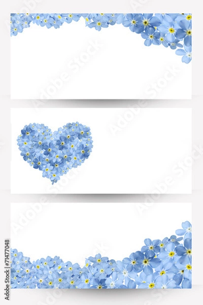 Obraz forgetmenot banners