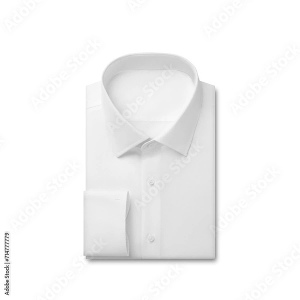 Obraz white shirt isolated on white background