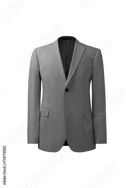 Obraz grey jacket isolated on white