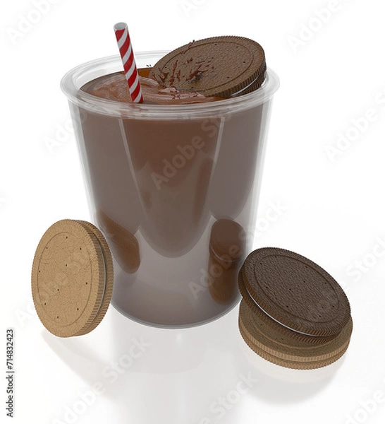 Obraz Chocolate Milk & Cookies