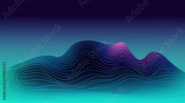 Obraz Wave, KI generated