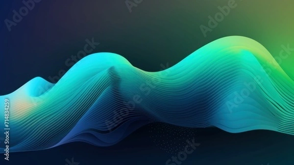 Obraz Wave, KI generated