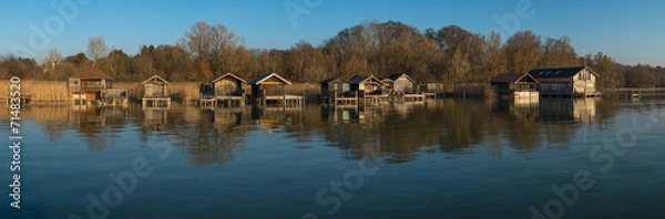 Obraz Bootshütten Panorama