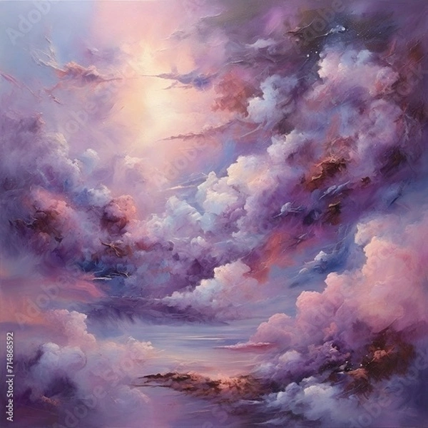 Obraz sky with clouds