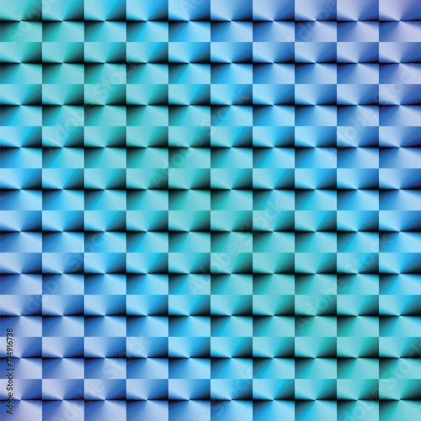 Obraz ホログラムパターン_青緑