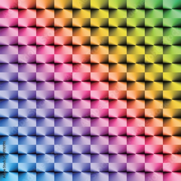 Obraz ホログラムパターン_レインボー