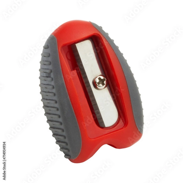 Fototapeta Pencil sharpener isolated on white background.