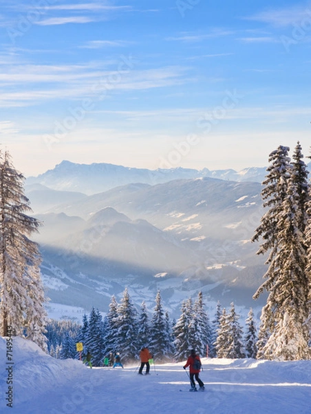 Obraz Mountain landscape. Schladming. Austria