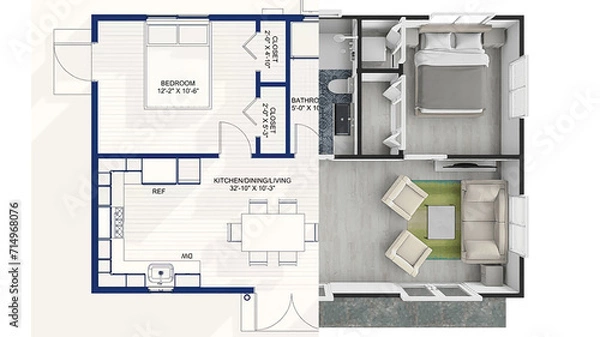 Obraz Florplanner Floor plan Floorplan 3d 2d