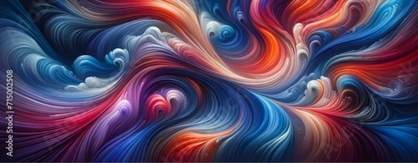 Fototapeta abstract image with a flowing, swirling pattern Background