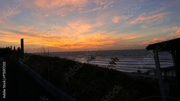 Obraz sunset on the beach