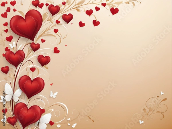 Obraz Beautiful Valentine's Day Background	