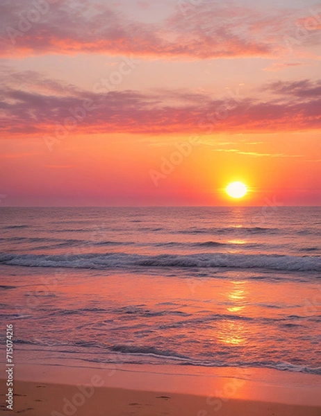 Obraz sunset over the sea