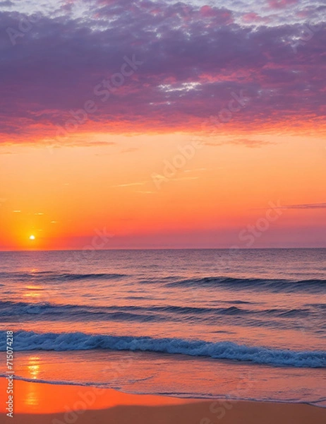 Obraz sunset on the beach