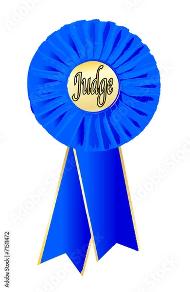Fototapeta Judge Rosette