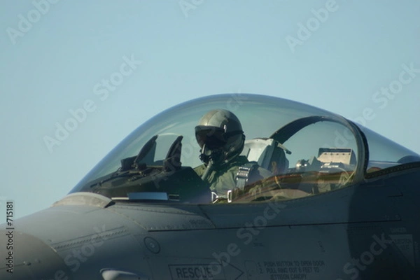 Obraz pilot f-16