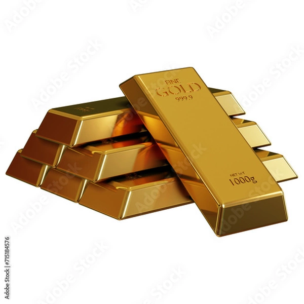 Fototapeta Gold Bars