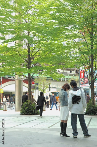 Obraz young japanese couple