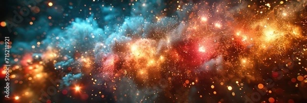 Obraz 4Th July Fireworks, Background HD, Illustrations