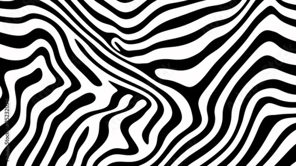 Fototapeta Abstract seamless doodle background, artistic background