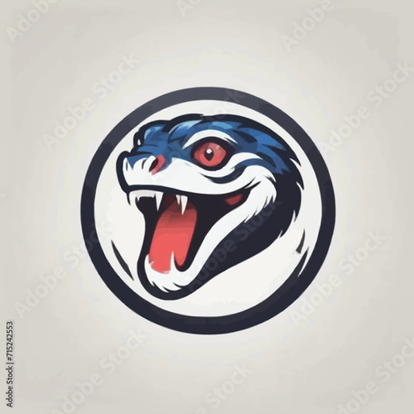 Fototapeta Snake Logo EPS format very cool design