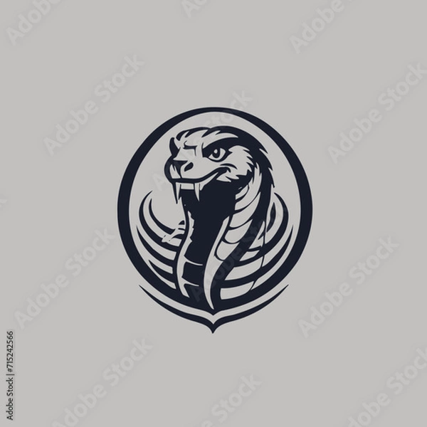 Fototapeta Snake Logo EPS format very cool design