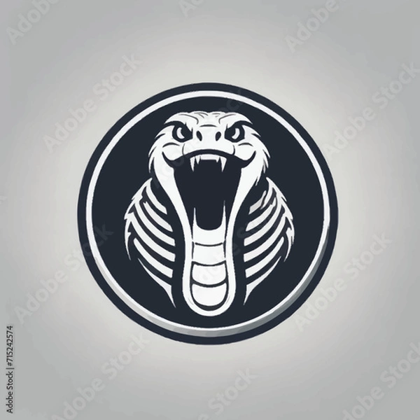 Fototapeta Snake Logo EPS format very cool design
