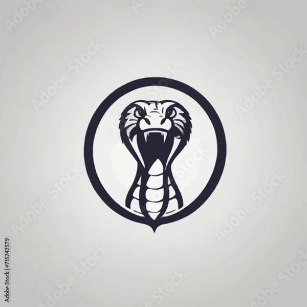 Fototapeta Snake Logo EPS format very cool design