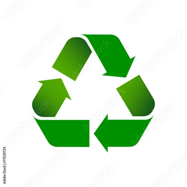 Obraz Recycle Symbol Colored