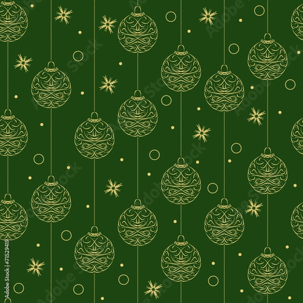 Fototapeta christmas design, seamless pattern