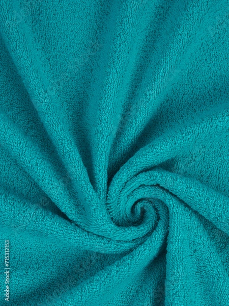 Fototapeta texture of a colored towel. neon color in twist