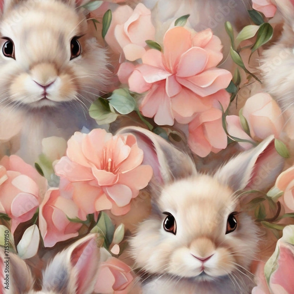 Fototapeta Colorful easter eggs seamless pattern
