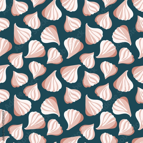Obraz Vector seamless pattern with meringue.