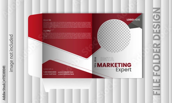 Obraz Attractive and unique file folder design 