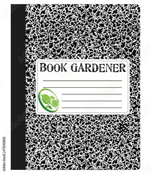 Fototapeta Book gardener