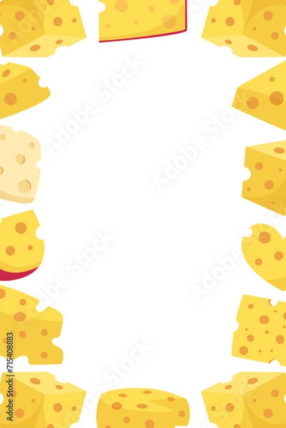 Obraz Cheese Frame Background