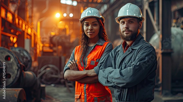 Fototapeta workers at work